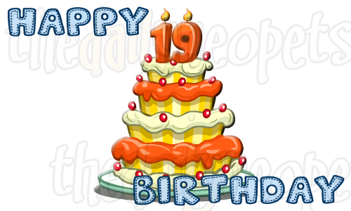 Neopets 17th Birthday Cake